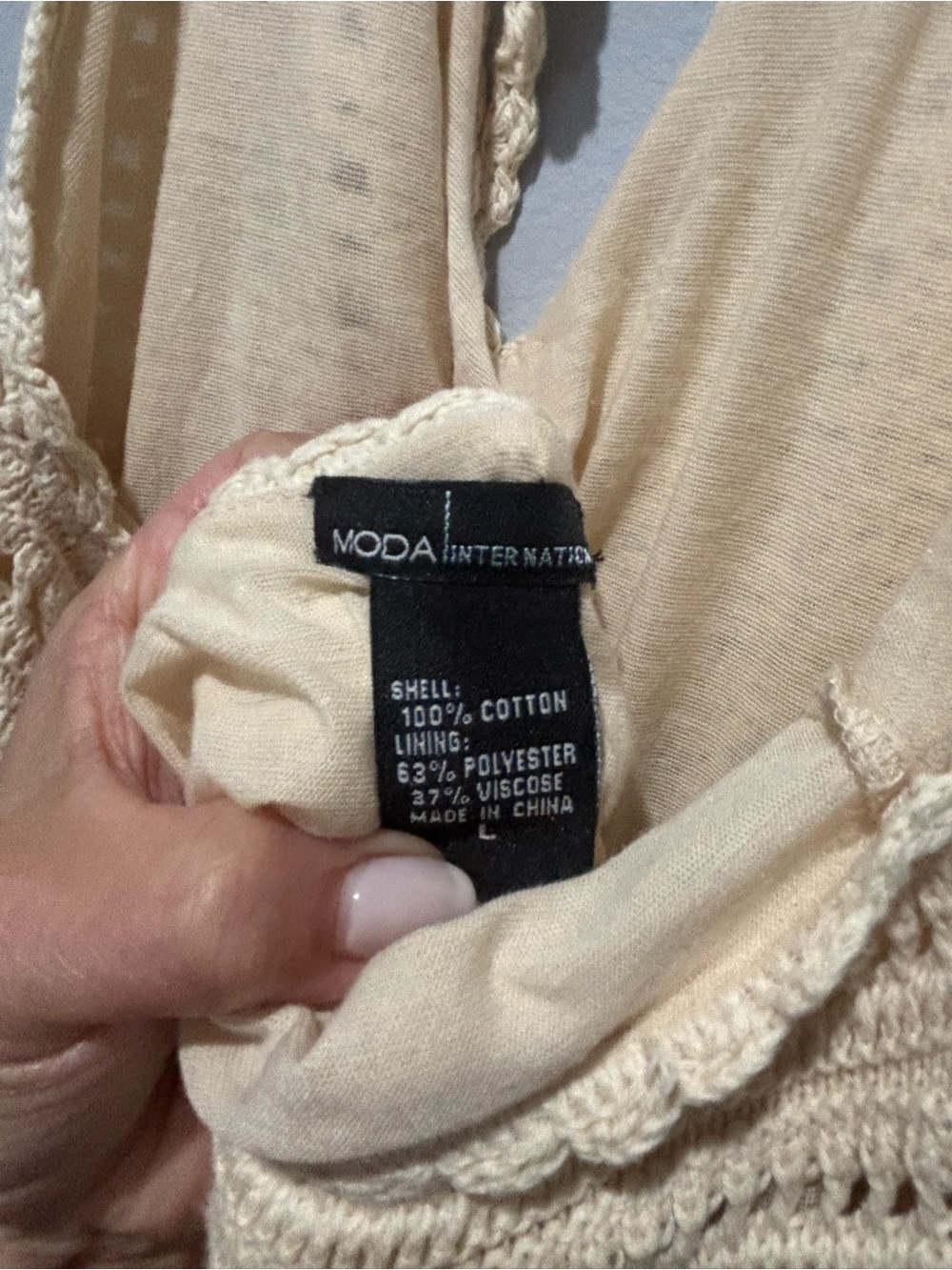 Moda internacional crochet maxi dress - Picture 6 of 6